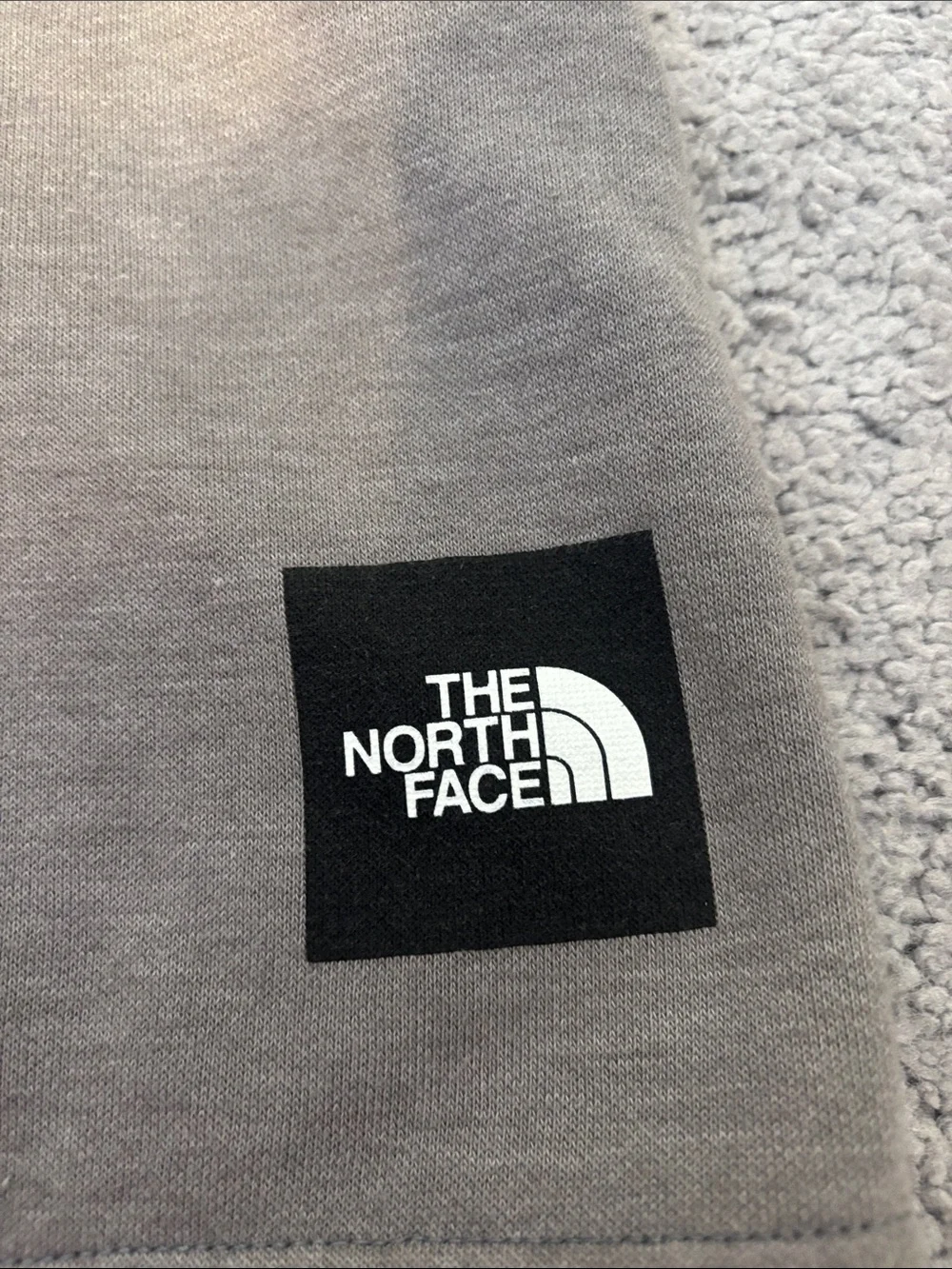 North Face Men's Gray Athletic Fleece Shorts